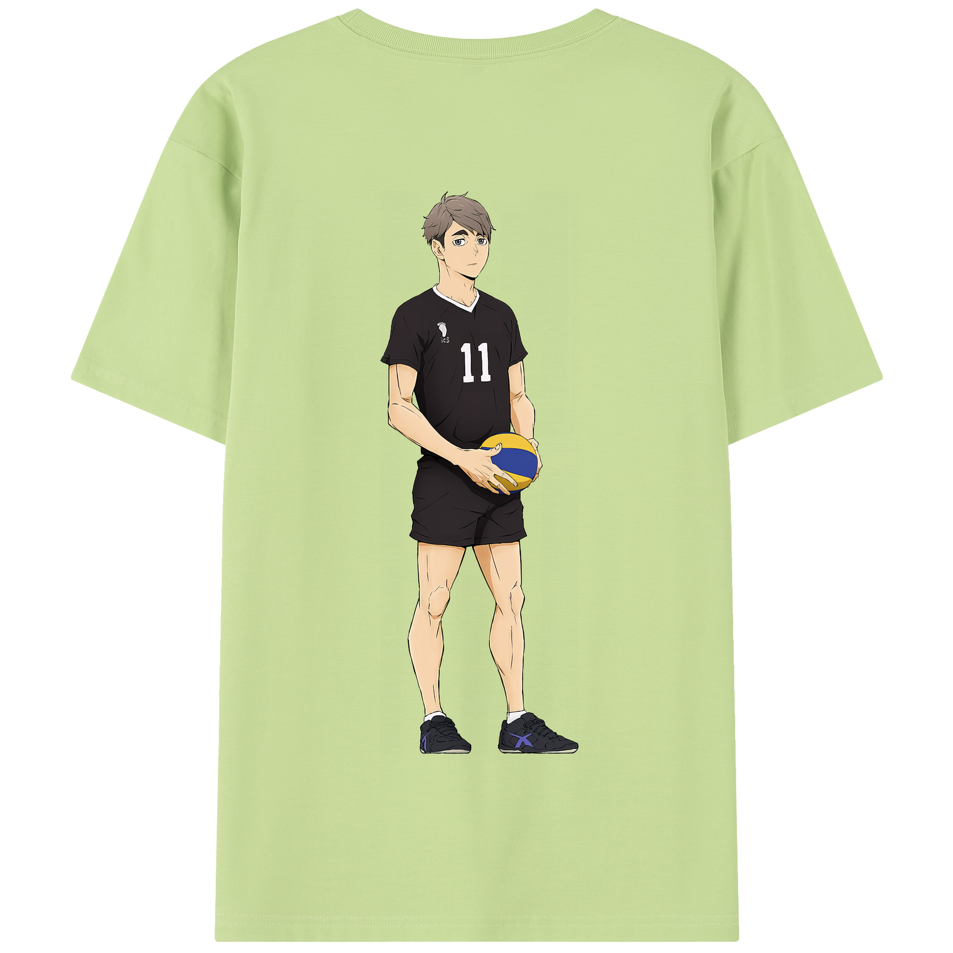（画像用） ハイキュー!! Haikyu!! 綿100％半袖Tシャツ（背面プリント）